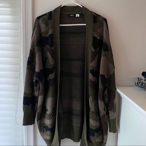 BDG Camo Parker Cardigan